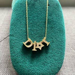 ⭐️ DIOR Style Gold Letter Necklace  ⭐️